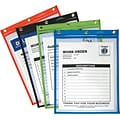 Heavy-Duty Super Heavyweight Plus Shop Ticket Holders, 12 x 9, Assorted, 20/Bx (CLI50920)