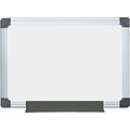 MasterVision Value 24 x 18 x 3/4 Melamine Dry Erase Board, White (MA0212170MV)