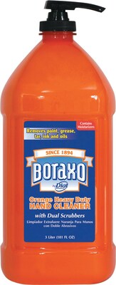 Boraxo Orange Heavy Duty Hand Soap Cleaner, Orange, 3 L, Each (2340006058)