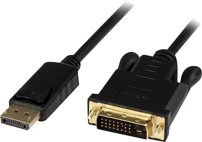 AddOn 6' Displayport to DVI Adapter Converter Cable, Black