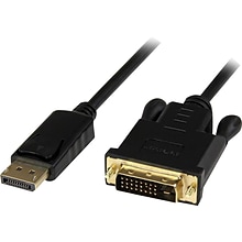 AddOn 6 Displayport to DVI Adapter Converter Cable, Black