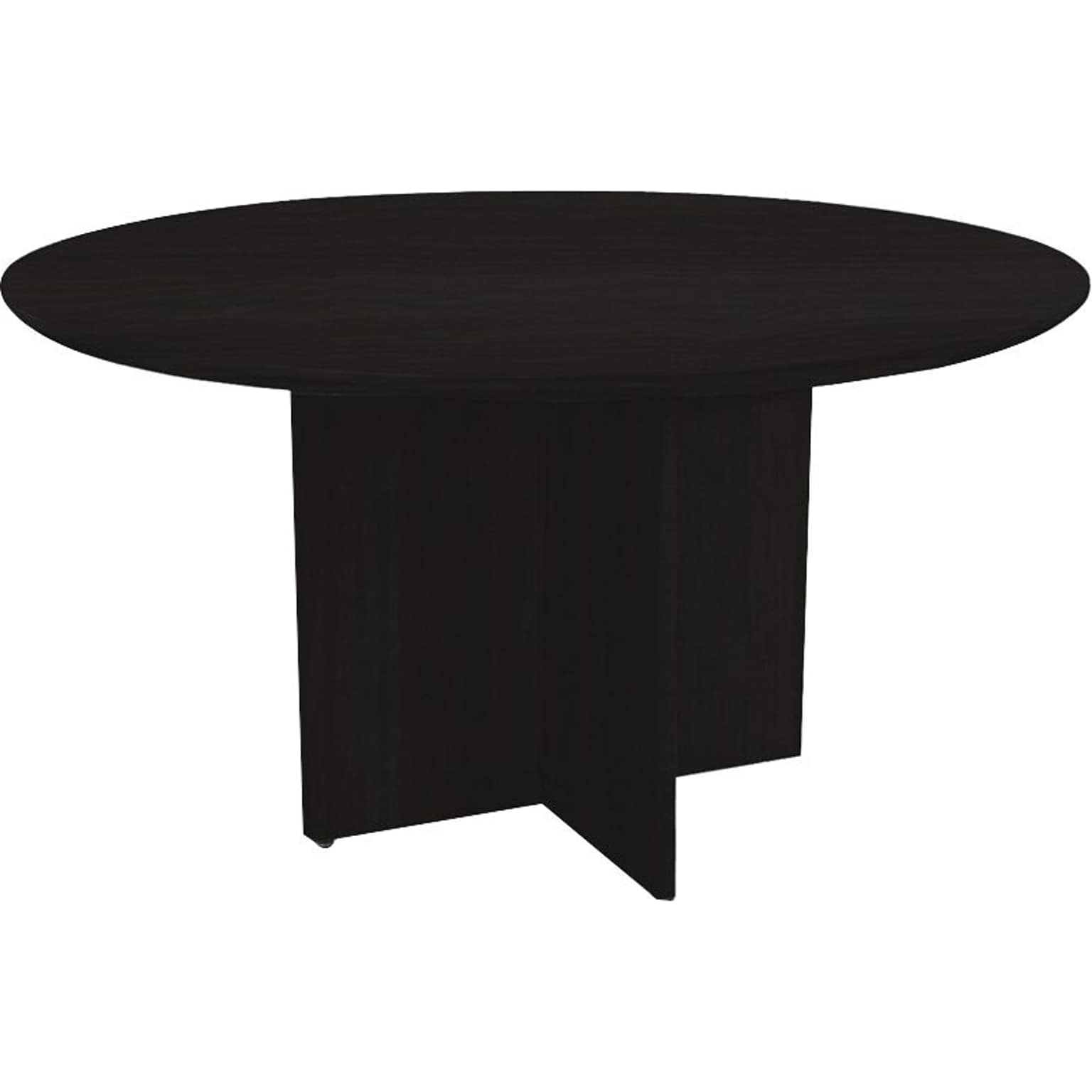 Safco Medina Round Conference Table, Mocha (MNCR48LDC)