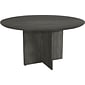Safco Medina Round Conference Table, Gray Steel, 29 1/2"H x 48"dia.