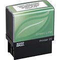 2000 Plus® Greenline Self-Inking Stamp; 1/2x1-3/8, UP to 4 Lines