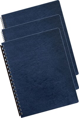 Fellowes Classic Presentation Cover, 8.74 x 11.26, Navy, 50/Pack (52126)
