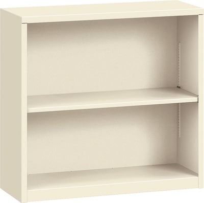 HON Brigade Steel Bookcase, 2 Shelves, 34-1/2W, Putty Finish NEXT2018 NEXTExpress