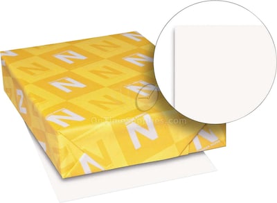 Neenah 8.5 x 11 Capital Bond Paper, Bright White, 500 Sheets/Ream, 10 Reams/Carton (B622)