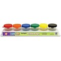 Chenille Kraft No-Spill Paint Cups; 6-Pack Multi Colored Tray