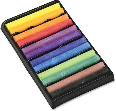 Chenille Kraft Drawing Chalk, Assorted Colors, 12/Box (CKC9732)