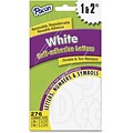 Pacon Reusable Self-Adhesive Letters, Uppercase Letters, Punctuation Marks, Number, White