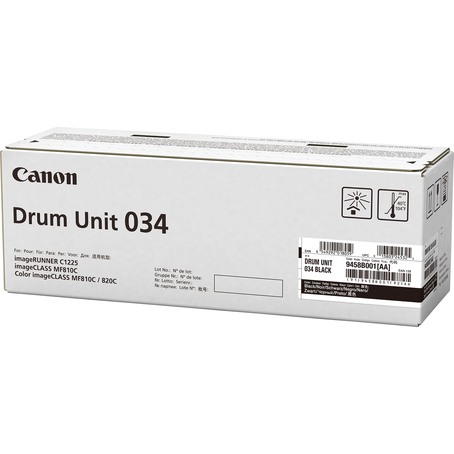 Canon 034 Drum Unit Black (9458B001AA)