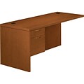 HON® 11500 Series Valido™ Office Collection in Bourbon Cherry; Single Left Pedestal Desk, 66Wx30D