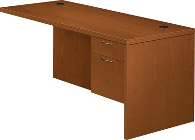 HON® 11500 Series Valido™ Office Collection in Bourbon Cherry; Single Right Pedestal Desk, 66Wx30D