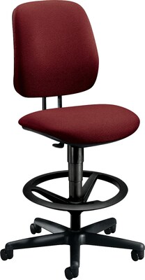 HON® 7700 Series Swivel Task Stool; Burgundy