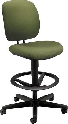 HON® Comfortask® Fabric Swivel Stool; Black