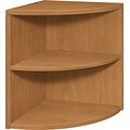 HON® 10500 Series Office Collection in Harvest; 2-Shelf End Cap Bookcase