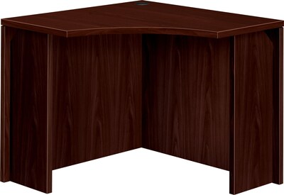 HON 10500 Series Curved Corner, 18D, Mahogany, 29 1/8H x 36W x 35.88D