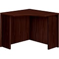 HON 10500 Series Curved Corner, 18D, Mahogany, 29 1/8H x 36W x 35.88D