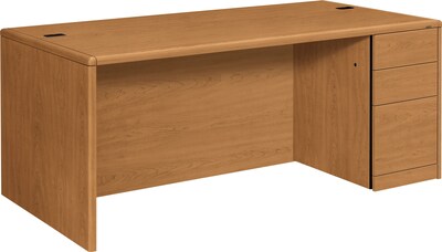 HON 10700 in Harvest; Single Right Pedestal Desk