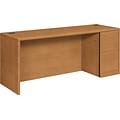 HON® 10700 Series Office Collection in Harvest, Single, Right, Full-Height Pedestal Credenza