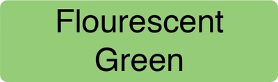 SPS Blank Color-Coding Label, Fluorescent Green, 3/4H x 2 1/2W, 500 Labels/Box