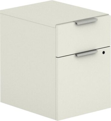 HON® Voi® 20 11/16D 2 Drawer Mobile Box/File Pedestal; Silver Mesh