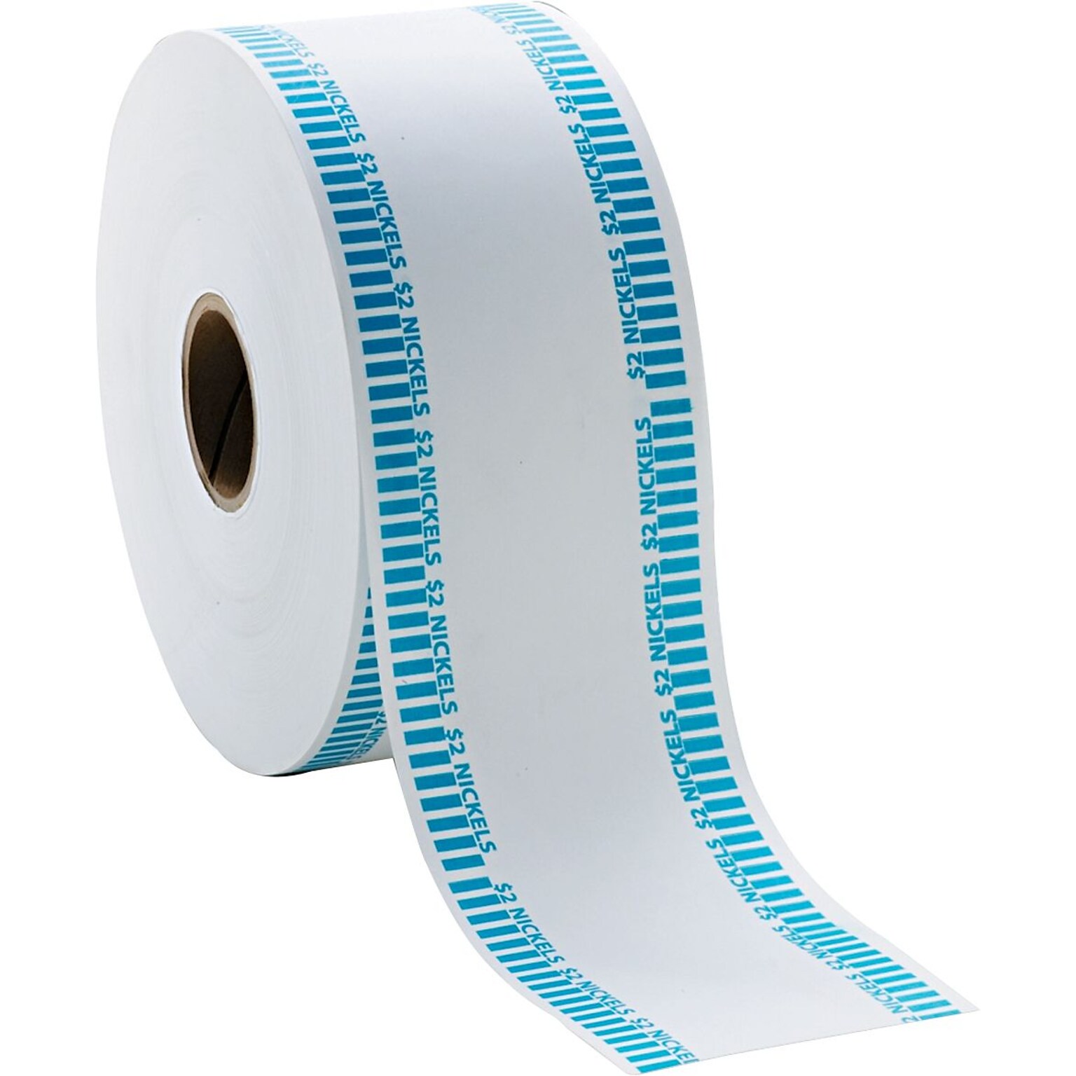 Pap-R Products Automatic Coin Wrapper Rolls for Nickels, White/Blue (50005)