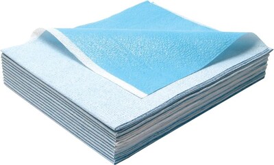 Avalon Stretcher Sheet, 40" x 72", Blue, 50/Case