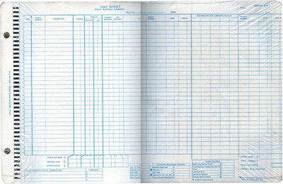 Medical Arts Press® Replacement Day Sheet Forms, Day Sheet with Deposit Slip, Format 276
