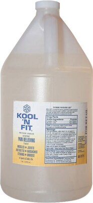Kool N Fit® Pain Relieving Spray, 1 Gallon Refill