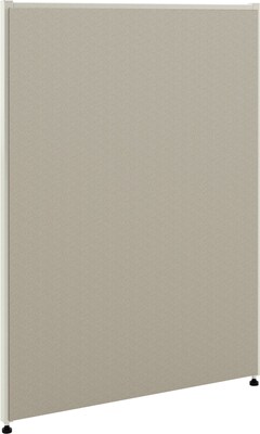 HON Verse Panel, 30W x 42H, Light Gray Finish, Gray Fabric (BSXP4230GYGY)