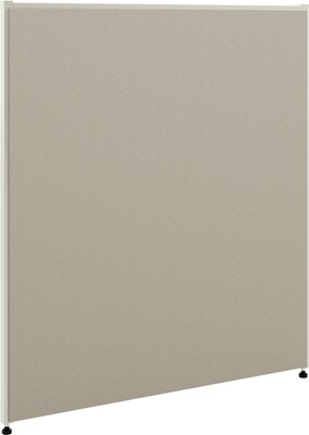HON Verse Panel, 36W x 42H, Light Gray Finish, Gray Fabric (BSXP4236GYGY)