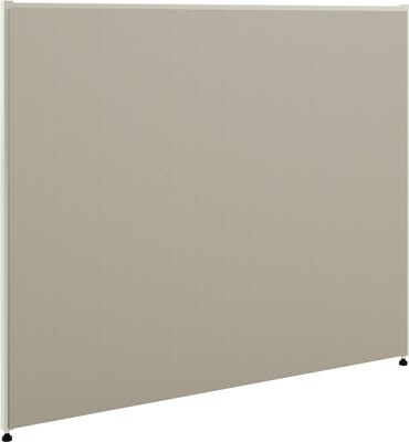 HON Verse Panel, 48"W x 42"H, Light Gray Finish, Gray Fabric (BSXP4248GYGY)