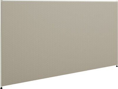 HON Verse Panel, 72W x 42H, Light Gray Finish, Gray Fabric (BSXP4272GYGY)