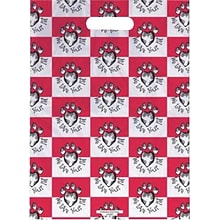 Medical Arts Press® Veterinary Scatter Print Bags; 11x15, Paw Prints, 100 Bags, (10690)