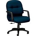 HON Pillow-Soft Managerial/Midback Chair, Fabric, Mariner, Seat: 22W x 18 1/2D, Back: 22W x 19.63- 19.63H