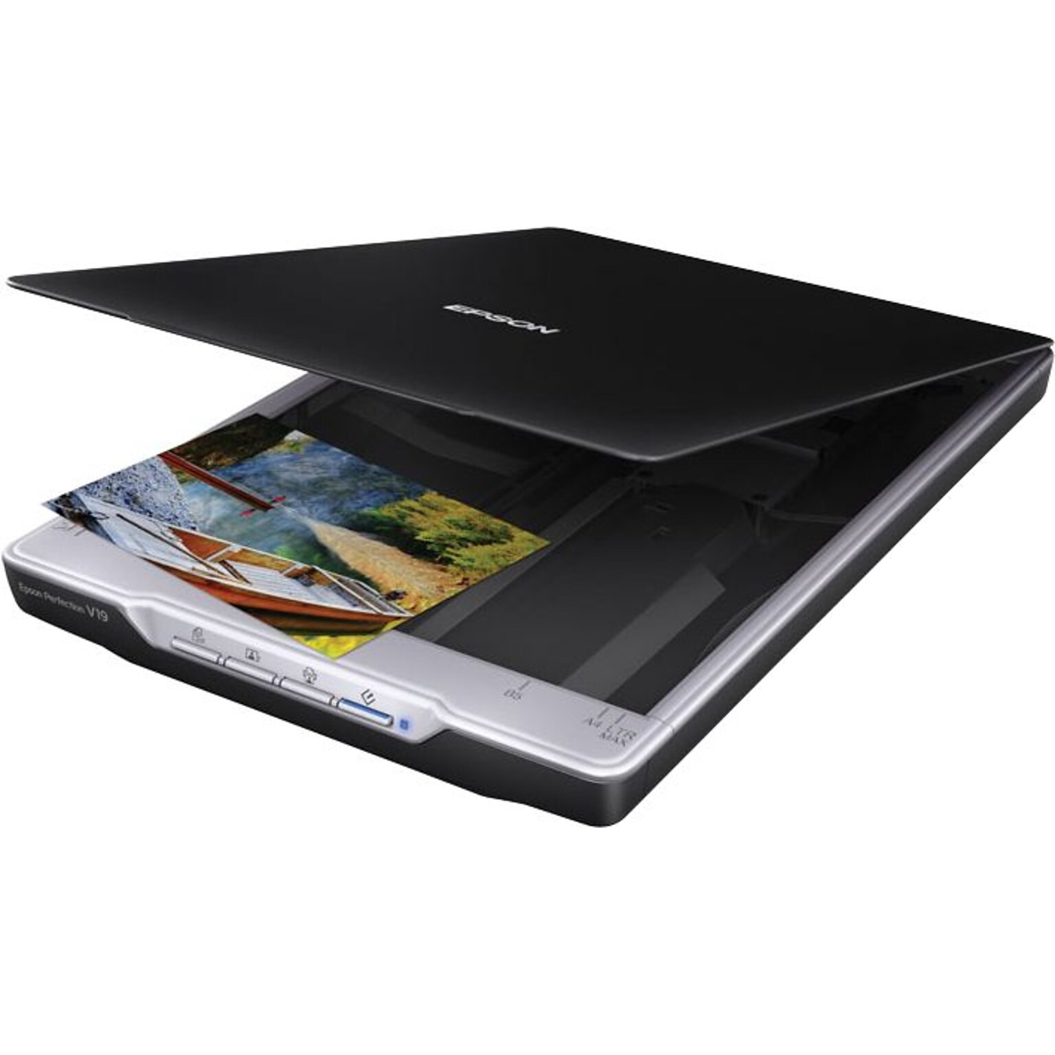 Epson Perfection V39 Flatbed Color Photo Scanner with Auto Photo Enhancement Features