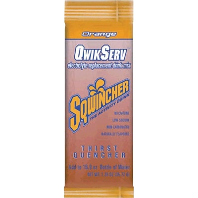 Sqwincher QwikServ Orange, 16.9oz. 8/Pack