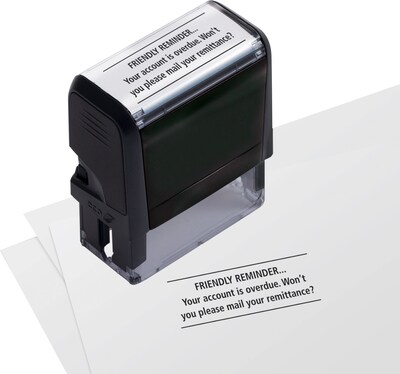 Self-Inking Stock Message Stamps