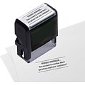 Self-Inking Stock Message Stamps; Friendly Reminder
