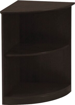 Safco Medina 2 Shelf 29 1/2H Bookcase, Mocha (MVBQ2LDC)