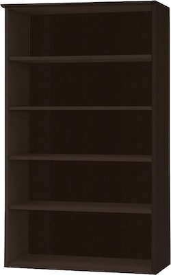 Safco Medina 5 Shelf 68"H Bookcase, Mocha (MVB5LDC)