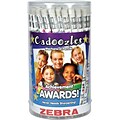 Zebra Pen Cadoozles Awards Mechanical Pencil Assorted Designs, 0.9mm Bold Point, 72pc Cup