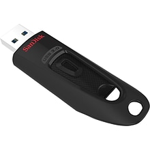 SanDisk Ultra 128GB USB 3.0 Type A Flash Drive, Black (SDCZ48-128G-A46)