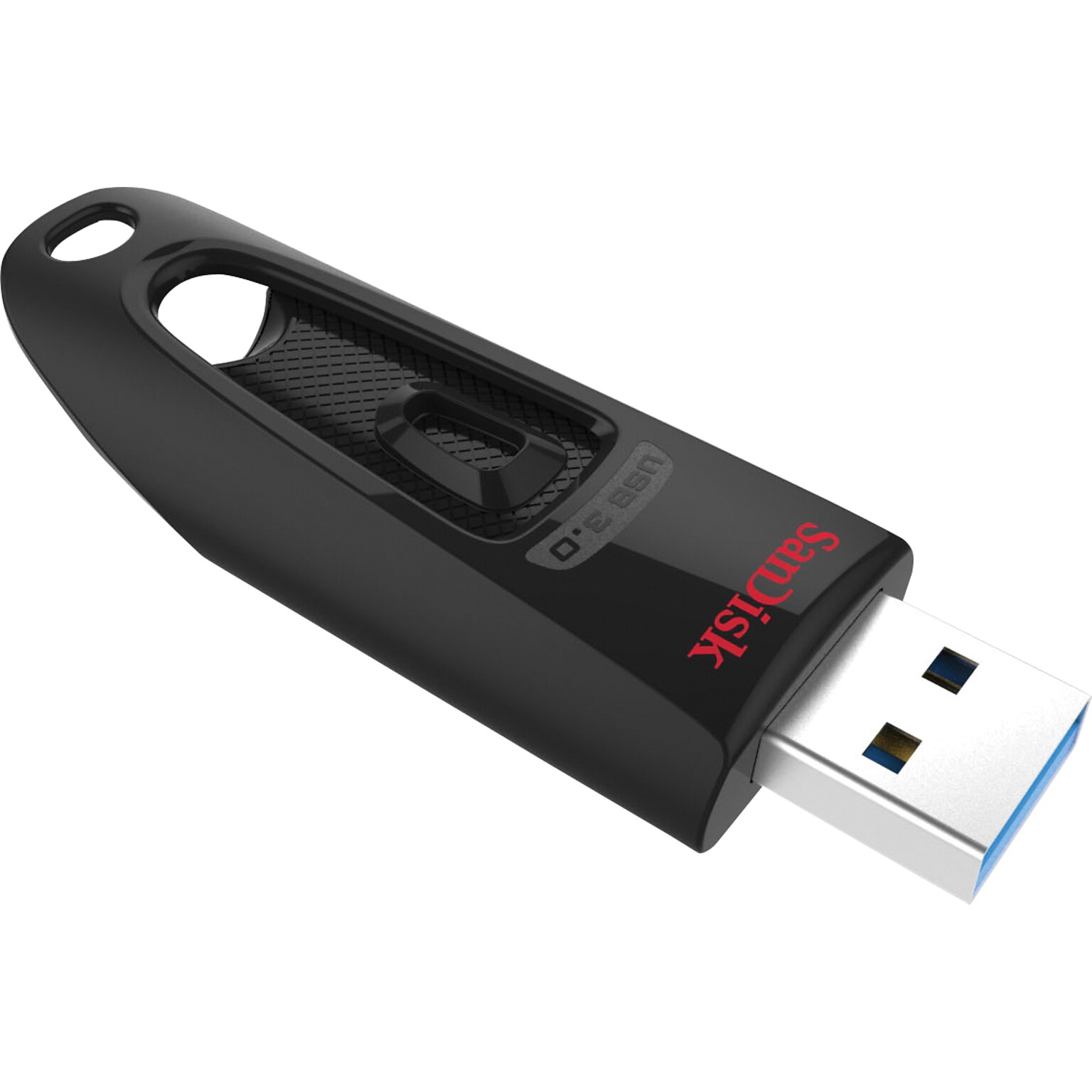 SanDisk Ultra 128GB USB 3.0 Type-A Flash Drive, Black (SDCZ48-128G-A46)