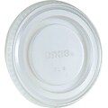 Dixie Lid - fits 3.25 oz. and 4 oz. Plastic Souffle Cups, 2,400 count