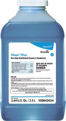 Diversey® Virex® Plus, J-Fill®, 2.5 Liters, 2/CT