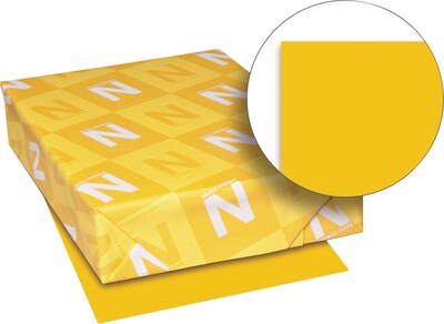 Neenah Paper Exact® Brights Paper, 8 1/2 x 11, Bright Gold, 500/Ream (26711)
