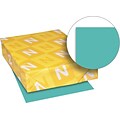 Neenah Paper Exact® Brights Colored Paper, 20 lbs., 8.5 x 11, Bright Aqua, 500 Sheets/Ream (26811)