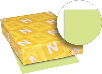 Exact Brights Colored Paper, 20 lbs., 8.5" x 11", Bright Green, 500 Sheets/Ream (WAU26791)